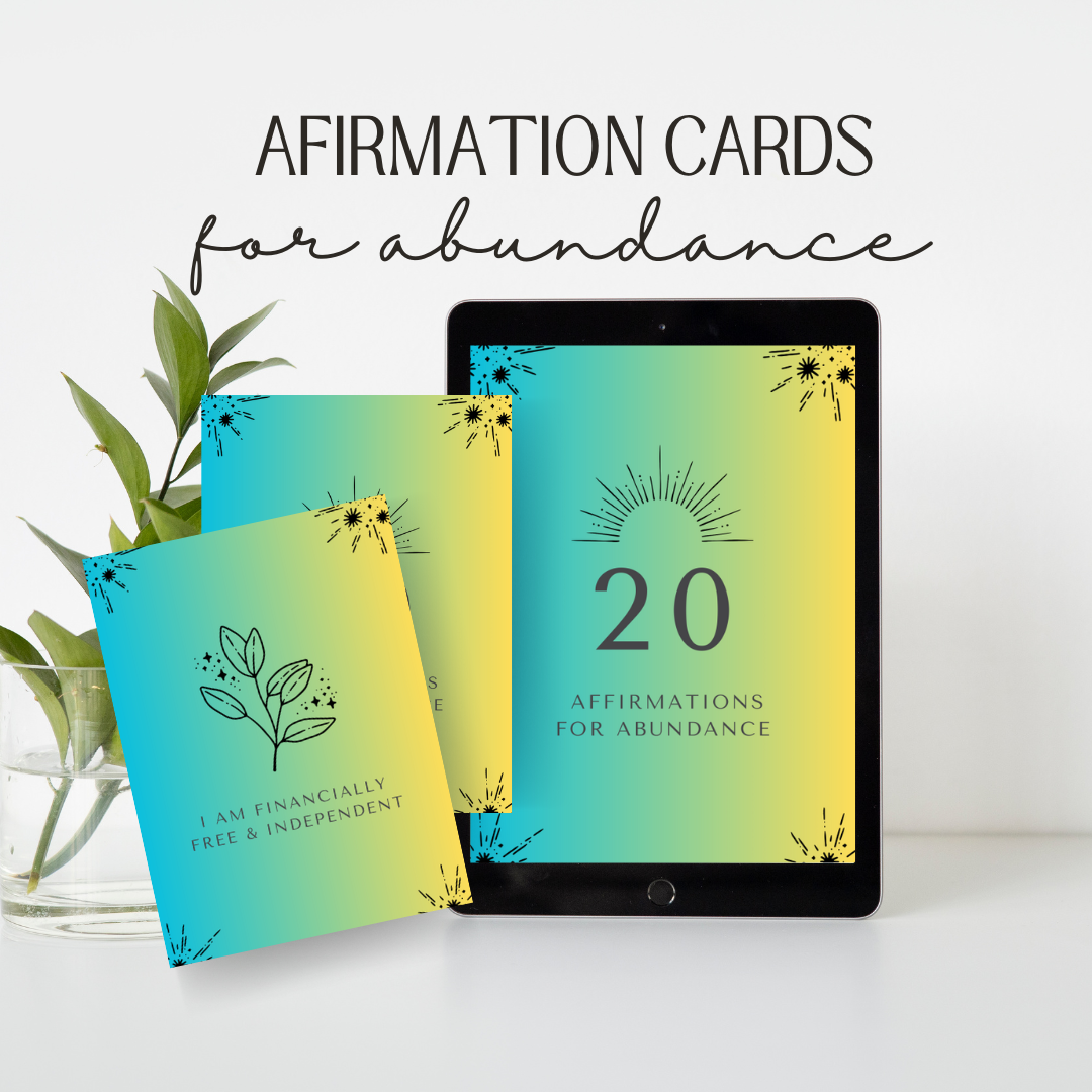 Abundance Affirmation Cards